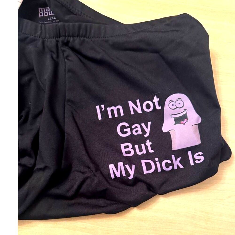 L/XL Oral Assault I'm Not Gay But My Di*k Is   Boxers